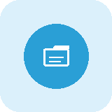 Participant records and case notes icon